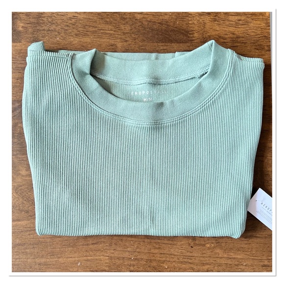 AEROPOSTALE Seamless Sage Green Baby Tee 🆕🏷️ - Picture 7 of 8